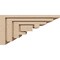 Ekena Millwork 9"W x 18"D x 9"H Wide Landon Rough Cedar Woodgrain TimberThane Corbel, Primed Tan CORUR09X18X09LANRCPR - alternate 6